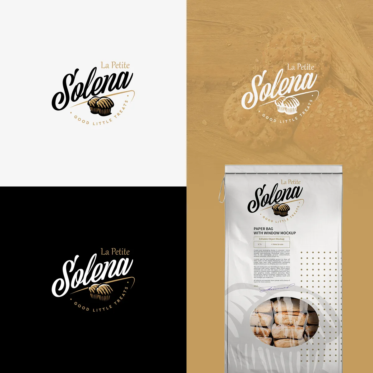 Solena, coffee roastery branding by Purple Logo