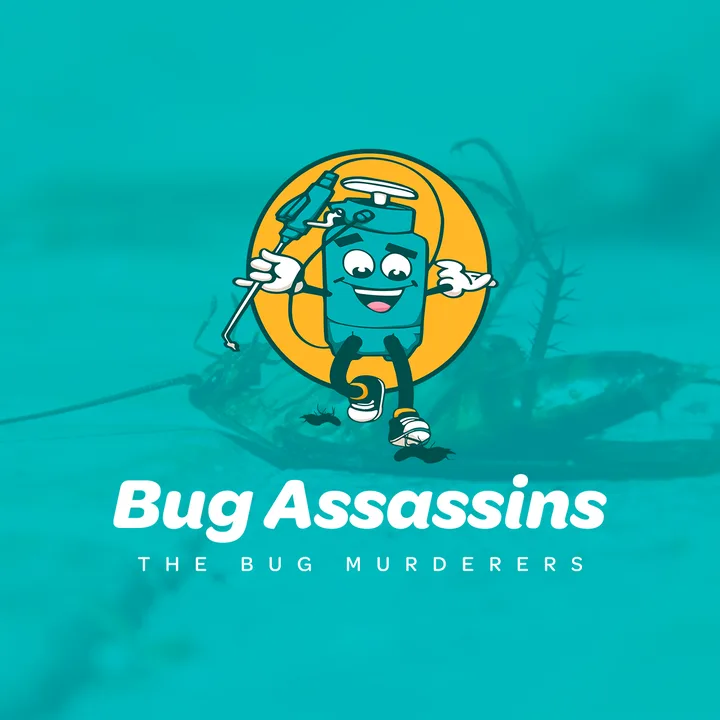 Bug Assassins, pest control branding by Purple Logo