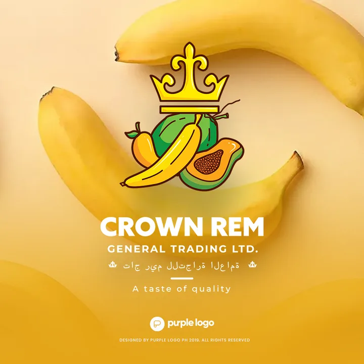 Crown REM, general trading branding by Purple Logo