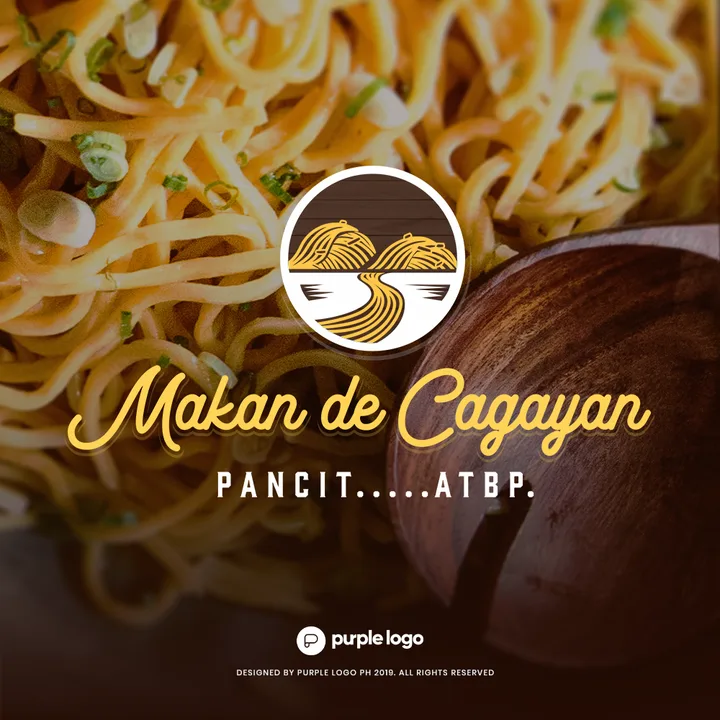 Makan de Cagayan, eatery branding by Purple Logo