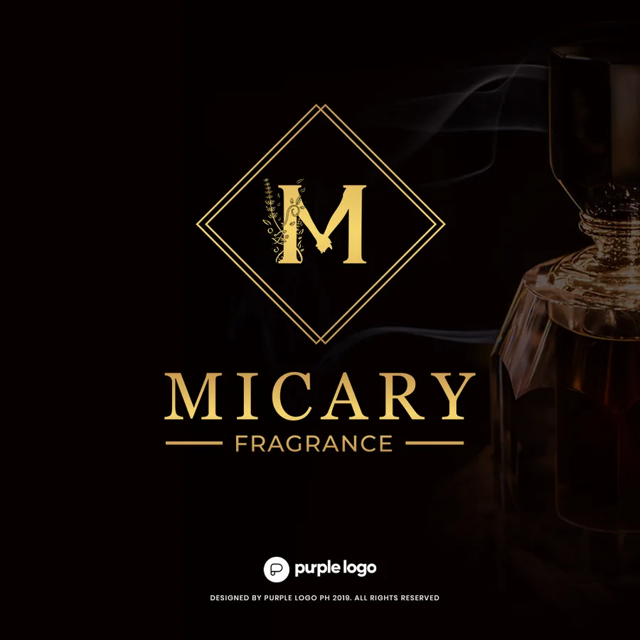 Micary, fragrance branding by Purple Logo