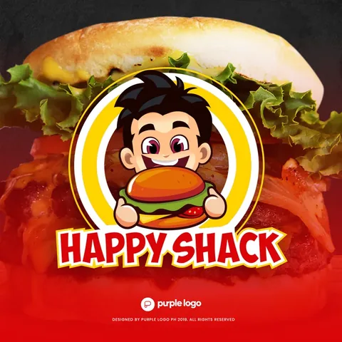 Happy Shack, burger joint branding